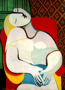 Пабло Пикассо «Сон» 1932 г. Холст, масло. 130 x 98 см. Частная коллекция