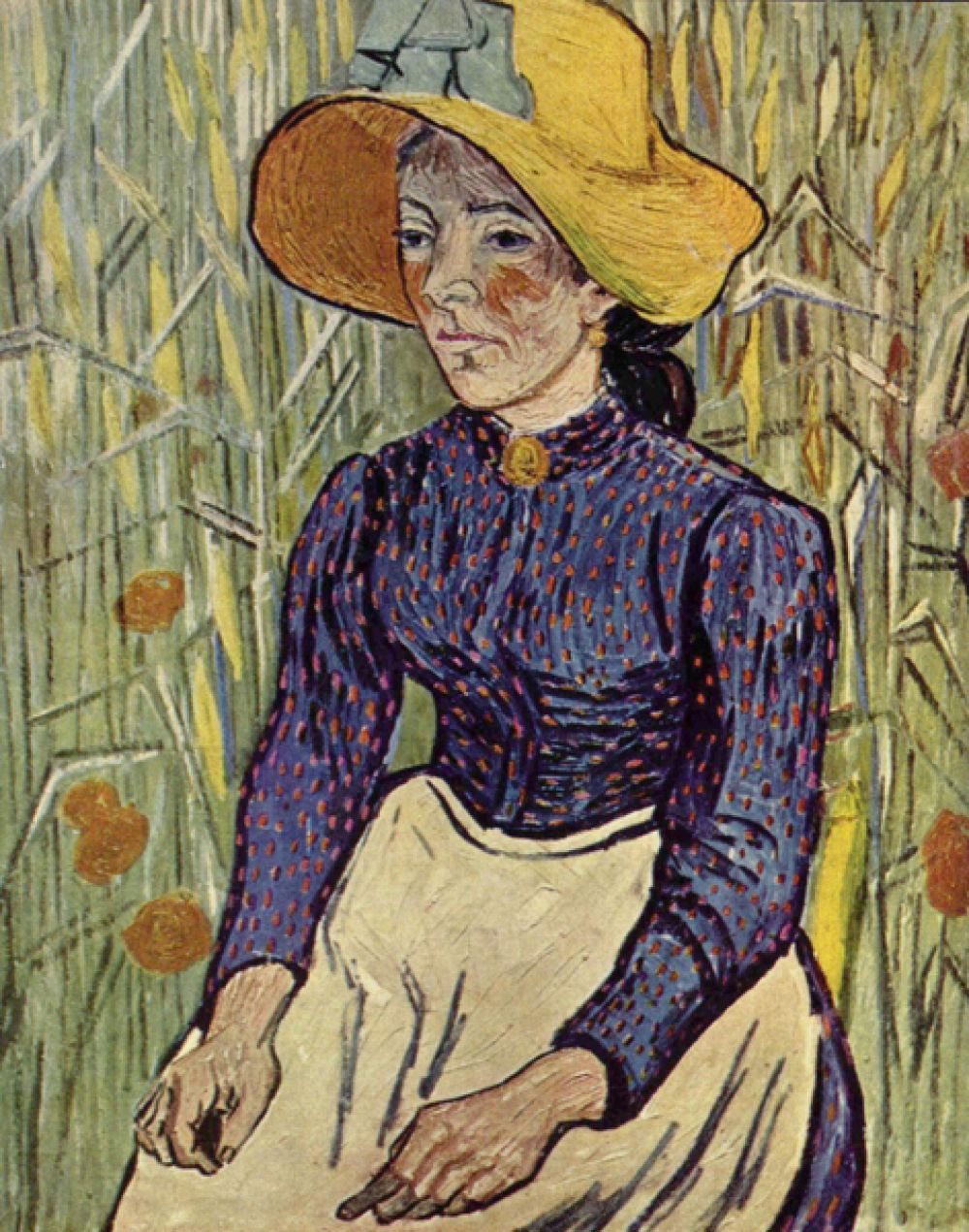 Картина «Молодая крестьянка в соломенной шляпе в пшенице» была продана в 1997 году за 47,5 млн в частную коллекцию Стивена Уинна. В 2005 году стало известно, что владелец перепродал ее вместе с «Купальщицами» Гогена Стивену Коэну за более чем 100 млн долларов.