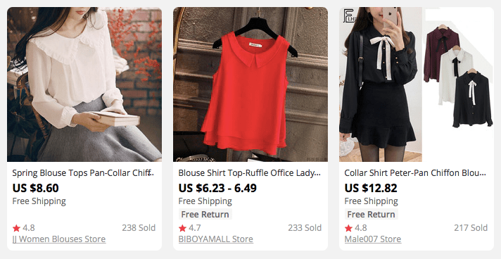 High demand product to sell: collared clothes