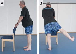 Picture of a man doing a sideways leg lift