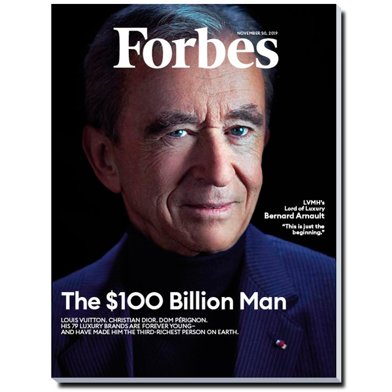 Бернар Арно на обложке Forbes