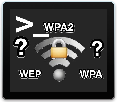 Find a wi-fi network router password from Mac command line