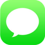 The Messages app icon in iOS