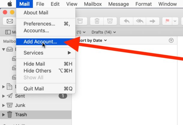 How to add Outlook email to Mac
