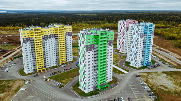 Новые дома в городе Усолье Пермского края