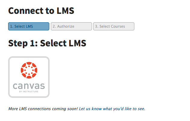 Connect directly to your LMS: step 3