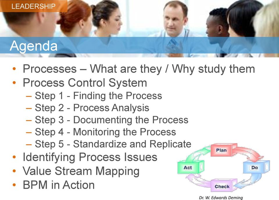 Process Step 4 - Monitoring the Process Step 5 - Standardize and Replicate