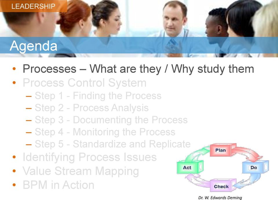 Process Step 4 - Monitoring the Process Step 5 - Standardize and Replicate
