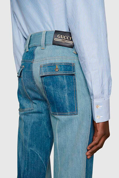 Отделка самых дорогих джинсов Gucci
