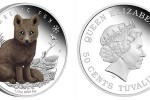 Серебряная монета Австралии "Полярная лисица"