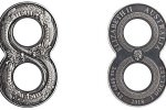 Серебряная монета "Дракон в виде цифры 8"