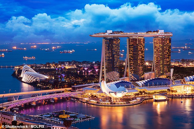 Singapore, pictured, is the joint most expensive city, according to new research
