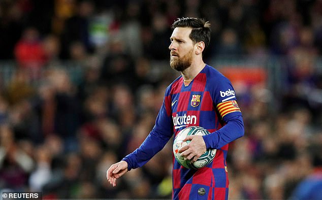 Barcelona captain Lionel Messi is the club