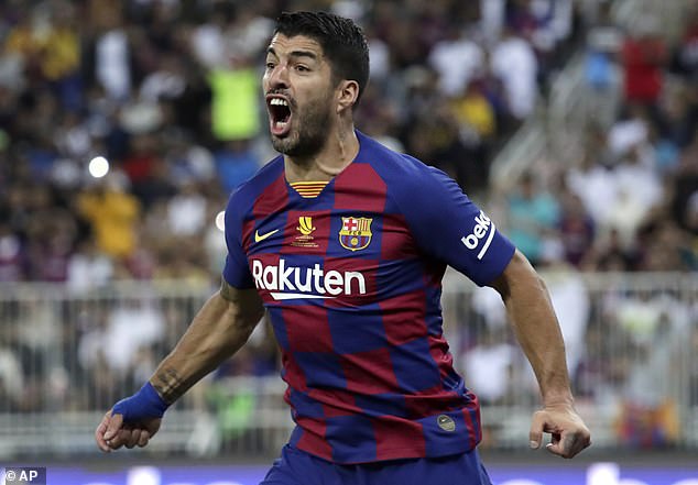 Luis Suarez has been out of action since January - he is the Catalan club