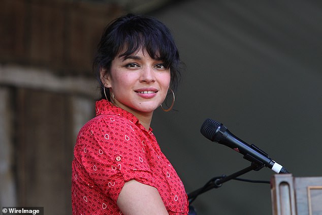 Successful: Since bursting onto the scene in 2002, Nora has won a string of awards and sold more than 50 million albums. Pictured in New Orleans on May 4, 2013