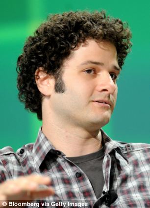 Facebook co-founders: Chris Hughes (left) is already worth around $700,000. Dustin Moskovitz (right) owns 6 per cent of the network