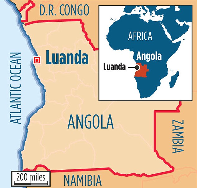 Luanda, Angola in west Africa