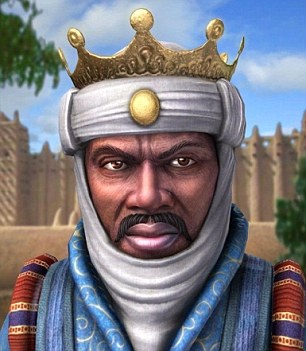 Mansa Musa I: This video game representation of the king shows what he may have looked like in the 1300