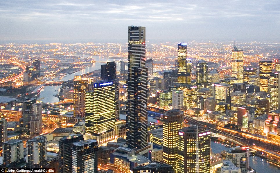 Standout design: The exterior of the Eureka Tower in Melbourne, Australia