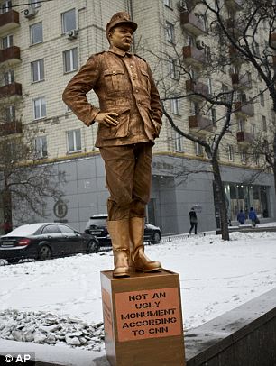 Taking it personally: This pro-Kremlin protestor demonstrated how ht issue is hurting Russian