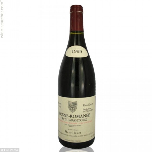 Too valuable to drink: This £4,894 bottle of French Burgundy is collector