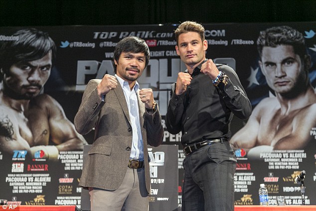 Manny Pacquiao fights American Chris Algieri in Macau on Saturday night 