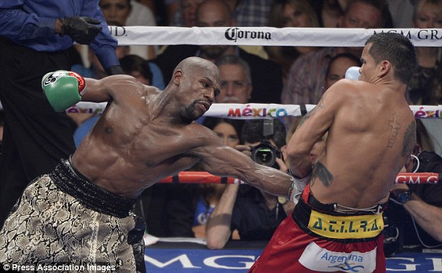 Mayweather beat Marcos Maidana in their re-match in Las Vegas earlier this year