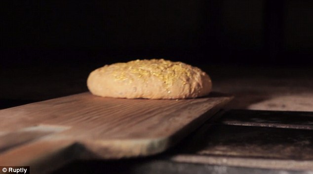 Manuel describes the gold bread as having a taste of exclusivity and glamour
