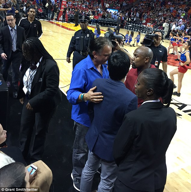 All eyes were on Mayweather and Pacquiao despite the cheerleaders strutting their stuff in the background