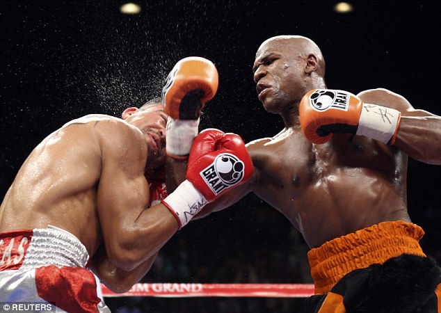 Mayweather beat Victor Ortiz in September 2011 in controversial fashion