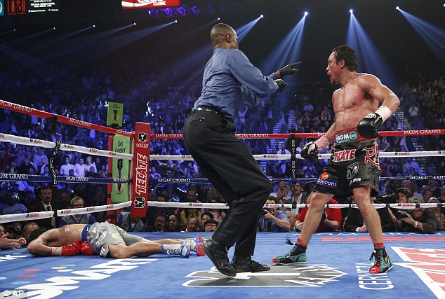 Pacquiao was left lying on the canvas as Marquez delivered one of the most brutal knockouts ever