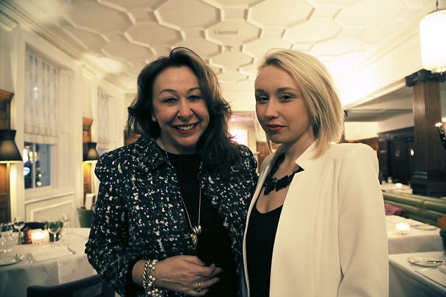 Laura King (left) with her daughter Holly is an expert at selling to the super rich