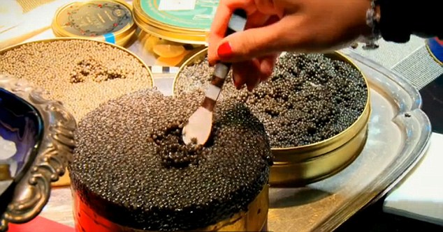 In top hotels this 1.8 kilo tin of Beluga Caviar can retail for £24,000