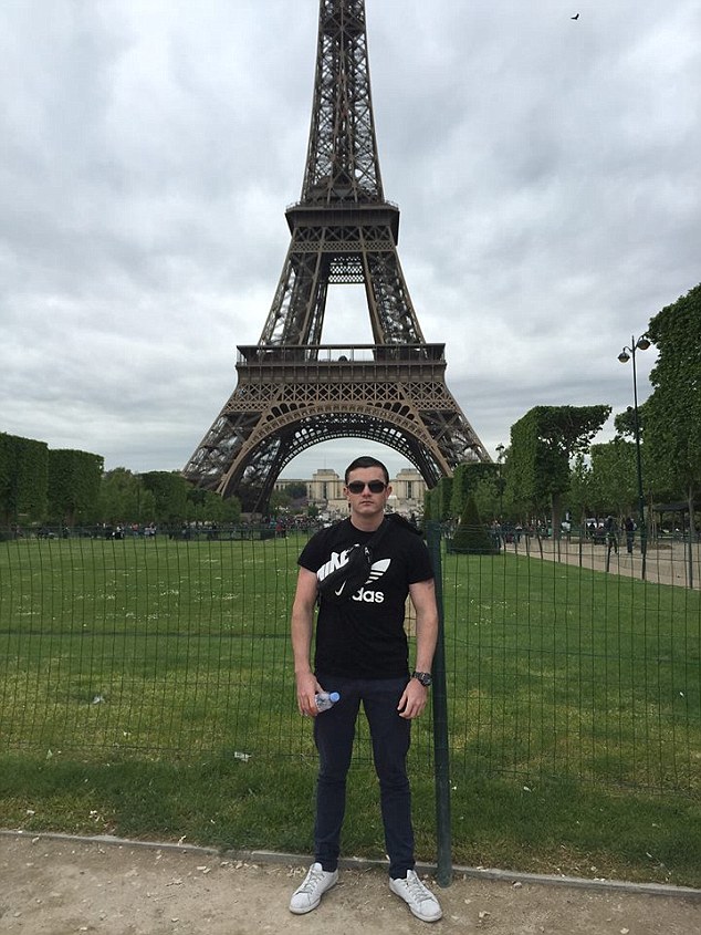 Prior to the dramatic post, Mr Dyball shared photos of himself travelling in France, the Netherlands and Jordan