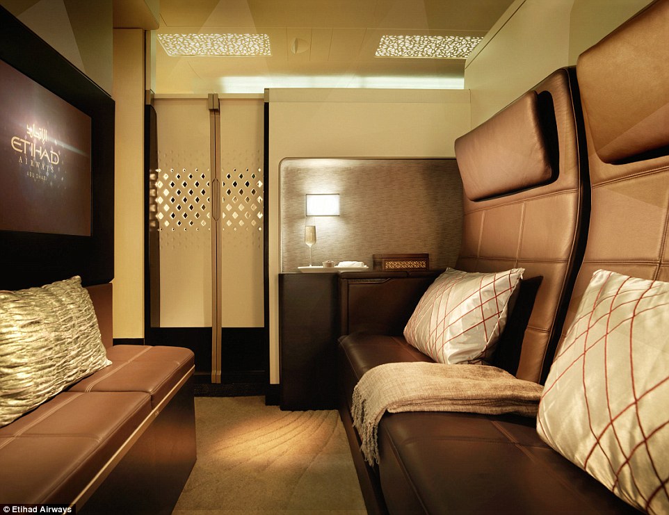 The Residence, a three-room apartment exclusive to Etihad Airways, will be available on the New York-Abu Dhabi route in December