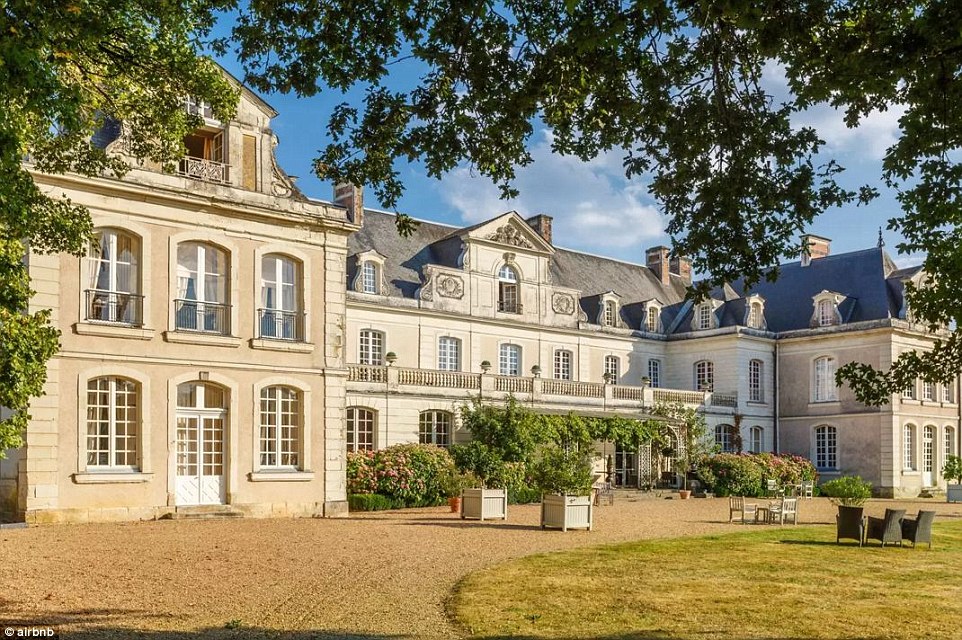 Fit for a king or queen: Guests can enjoy a regal stay with space for their friends too in a private French chateau