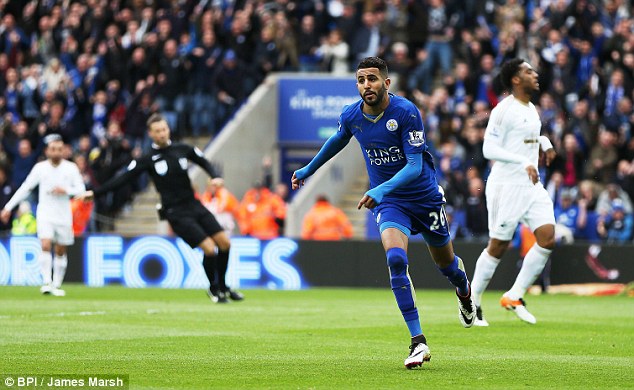 The Algeria international has scored 17 goals and provided 11 assists for the Premier League leaders