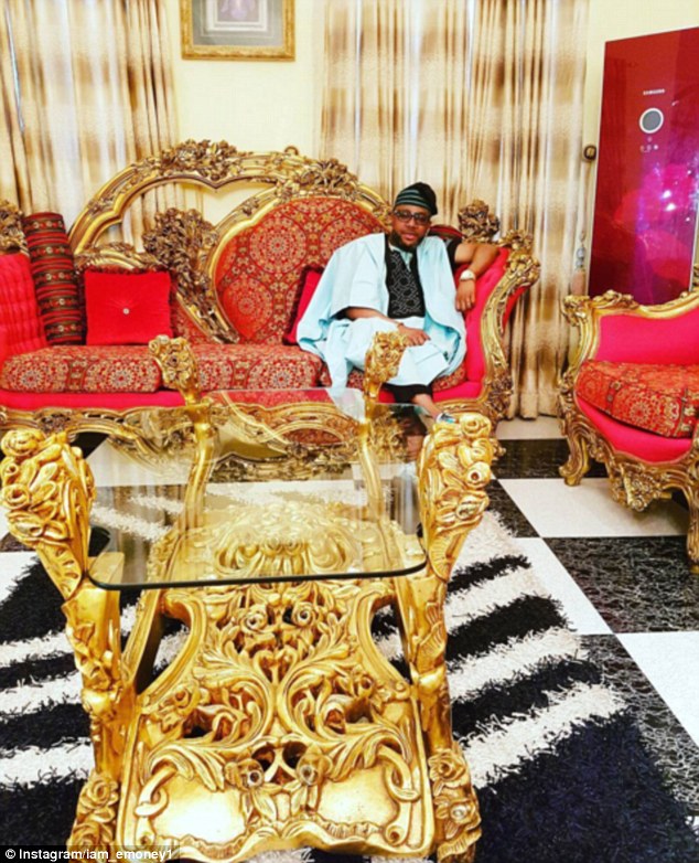 Billionaire Emeka Okonkwo, known as E-money owns several properties in Lagos which he has kitted out in lavish style 