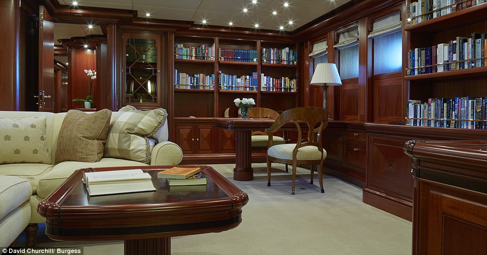 There are plenty of spots for guests to unwind across the vessel