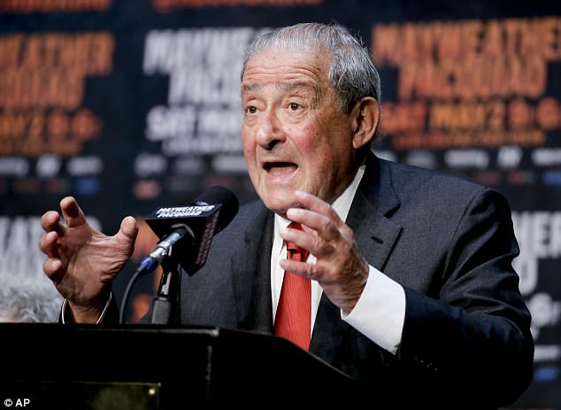 Mayweather was promoted by legendary Bob Arum for the first 10 years of his glittering career