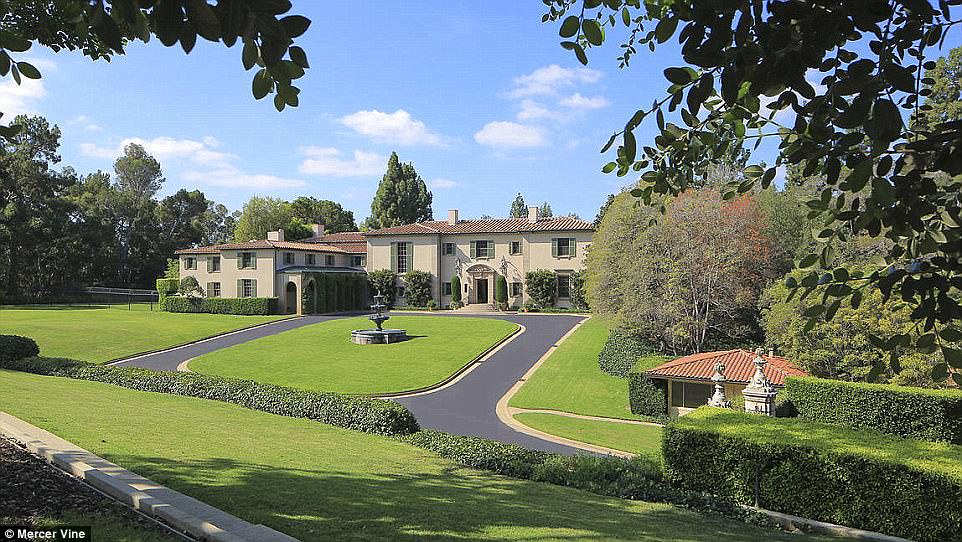 A grand Los Angeles mansion that once belonged to a string of celebrities including Cher and Tony Curtis has hit the market for a whopping $180 million