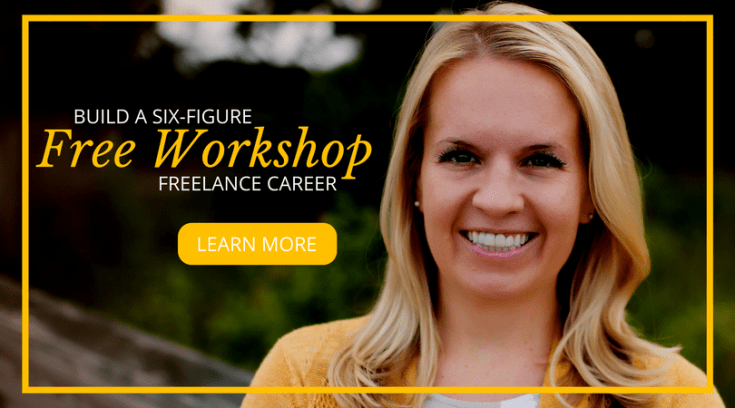 register for freelance writing workshop