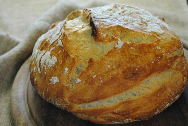 Roquefort and Almond Sourdough Bread