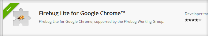 Firebug Chrome Extension