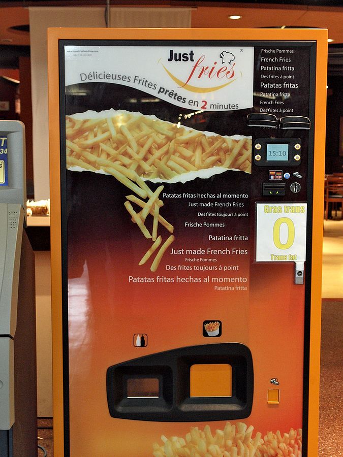 vending machines french fries