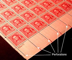 Perforations US1940 issues-2c