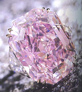 A rare pink diamond ring