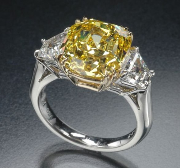 Novo Yellow diamond ring