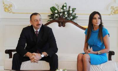 Ильхам Алиев, жена