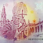 A 2020 zero euro banknote dedicated to pope John Paul II